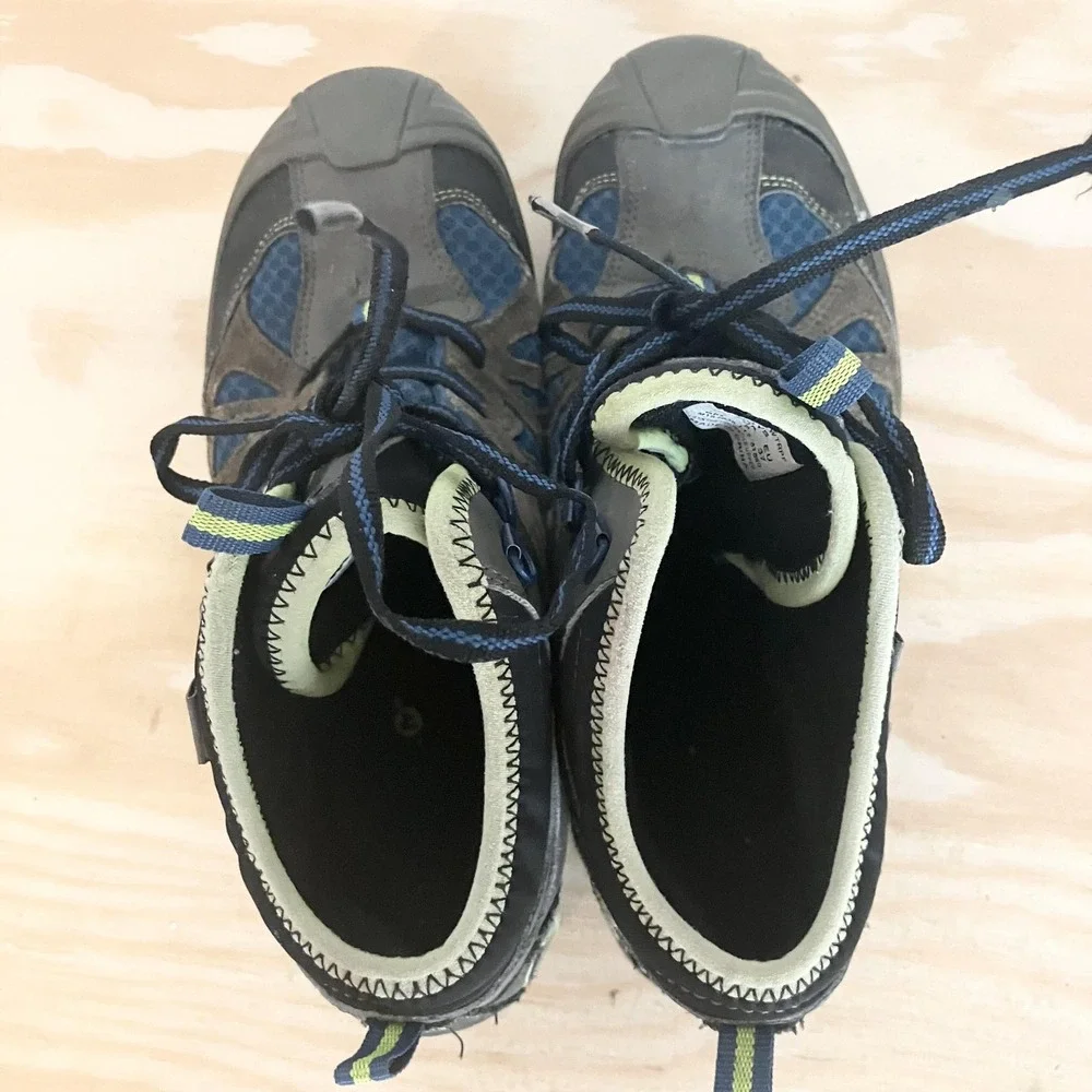 Merrell Capra Mid Waterproof Boots Boys Size 6 Multicolor Hiking Trail